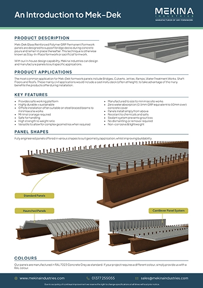 Mek-Dek Technical Information
